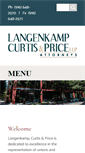 Mobile Screenshot of langenkamp-curtis-price.com